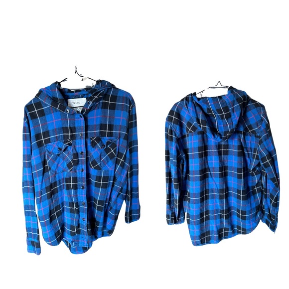 Garage Large Blue Flannel - Picture 1 of 1